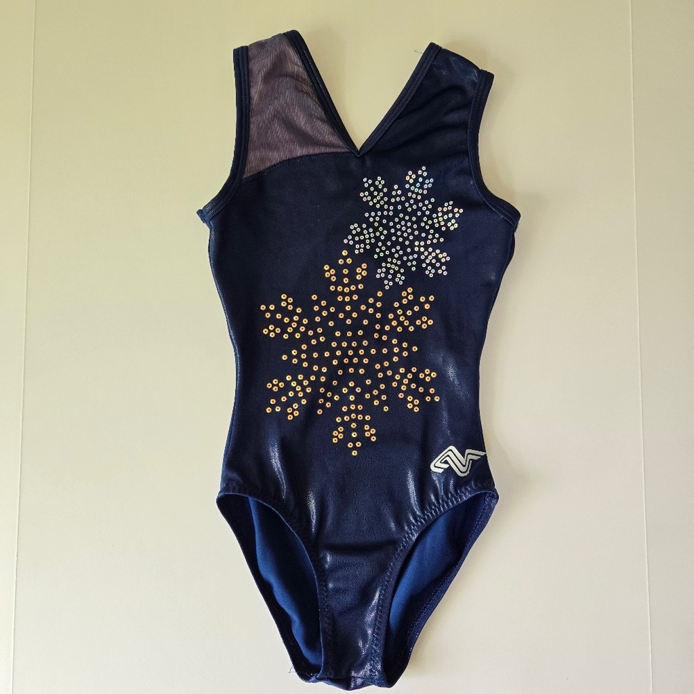 Alpha Factor Girl star pattern leotard